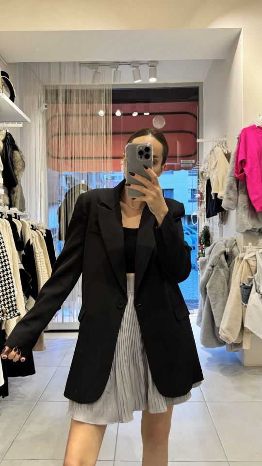 Siyah Blazer Ceket