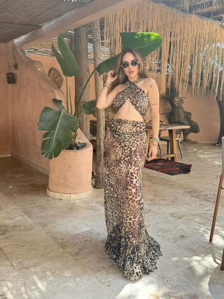 Leopar beachwear